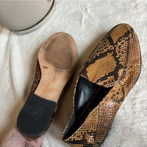 Vince Camuto Jendeya2 Snake Embossed Leather Loafers - Picture 4 of 5